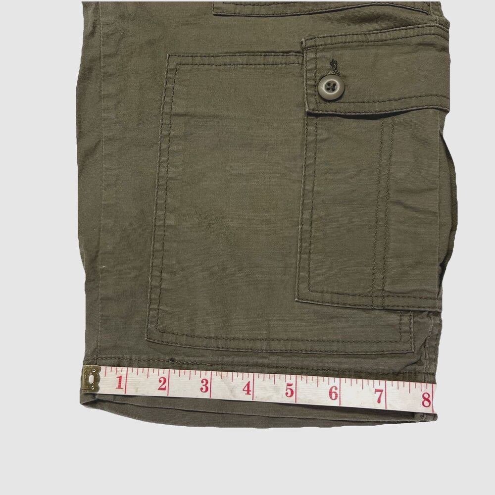 Prana Women's Low Rise Bermuda Cargo Shorts Outdoor 12.5" Inseam Size 6 Green - Picture 13 of 13